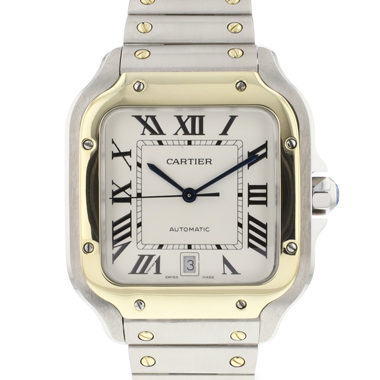 Cartier - Santos Large Steel Gold
