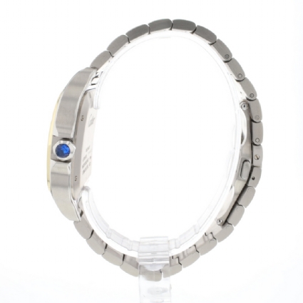 Santos De Cartier Large Steel Gold