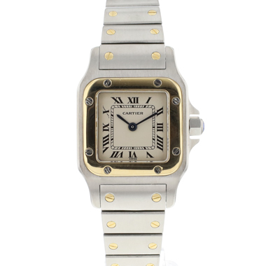 Cartier - Santos Galbee PM Steel Gold