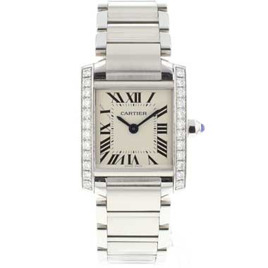 Cartier - Tank Francaise PM Steel Factory Diamonds