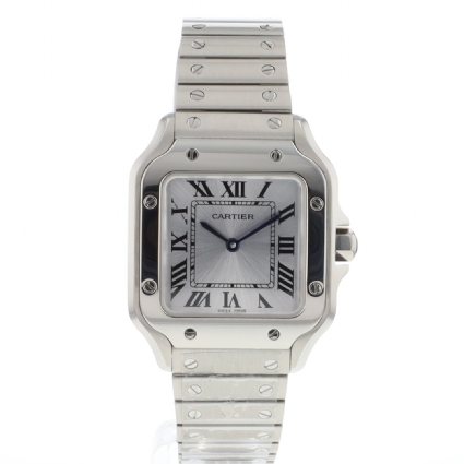 Santos Small Steel Silver Dial New '25