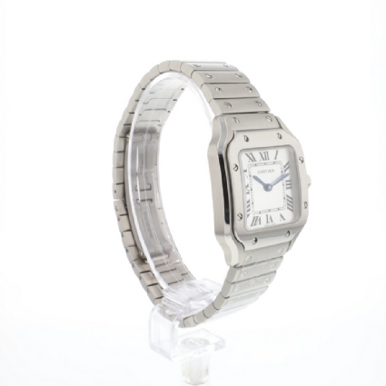 Santos Small Steel Silver Dial New '25