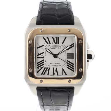 Cartier - Santos 100 MM Steel/Rose Gold