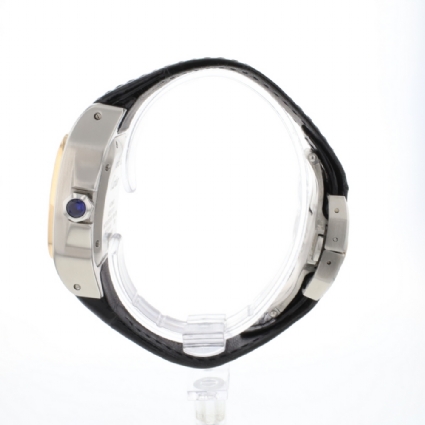 Santos 100 MM Steel Rose Gold