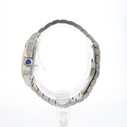 Santos De Cartier Steel Gold Medium