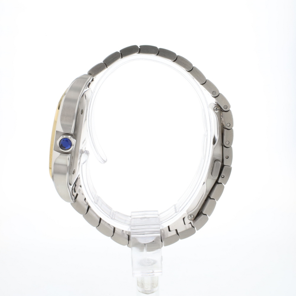 Santos De Cartier Steel Gold Medium