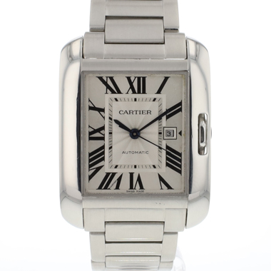 Cartier - Tank Anglaise Steel