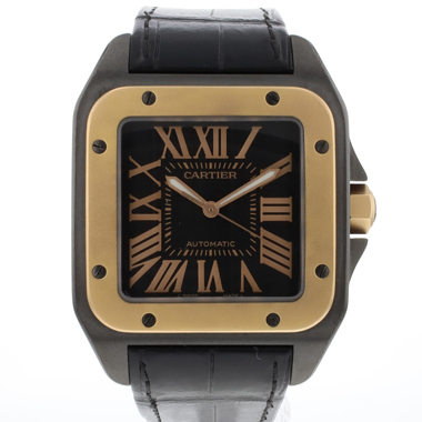 Cartier - Santos 100 XL Blacksteel PVD Rose Gold