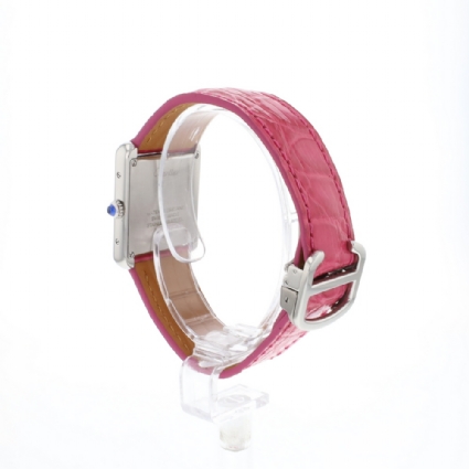 Tank Solo Small Steel Pink Dial