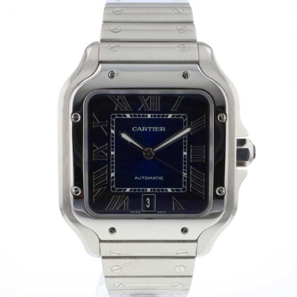 Santos Large Blue dial
