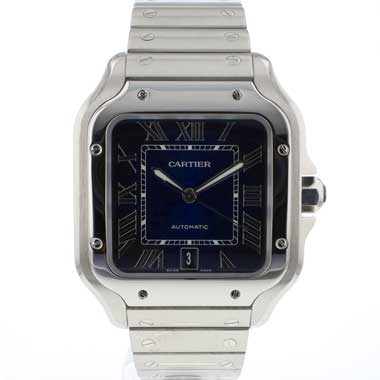 Cartier - Santos Large Blue dial