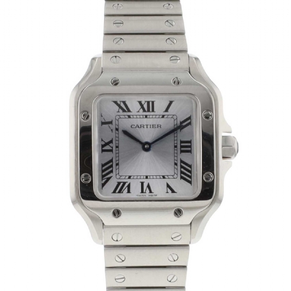 Santos Small Steel Silver Dial 99,9 New '24