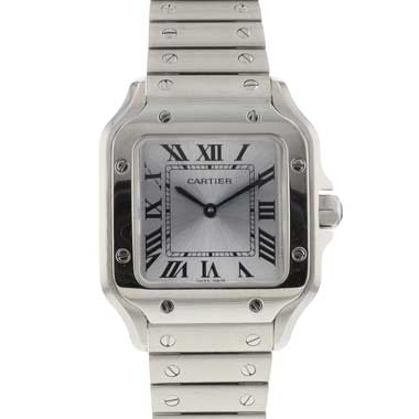 Cartier - Santos Small Steel Silver Dial 99% New '24