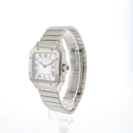 Santos Small Steel Silver Dial 99,9 New '24