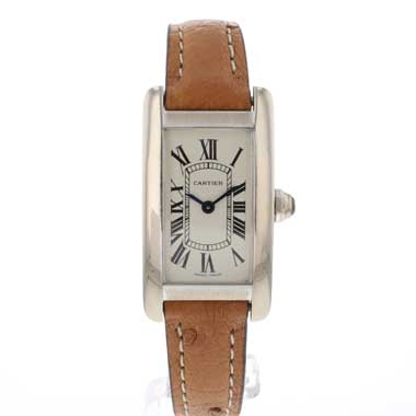 Cartier - Tank Americaine White Gold Lady