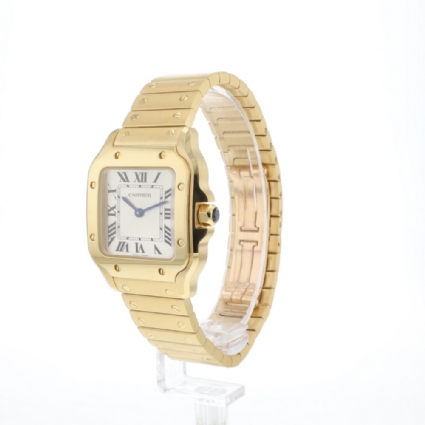 Santos Small Yellow Gold Silver Dial NEW '26