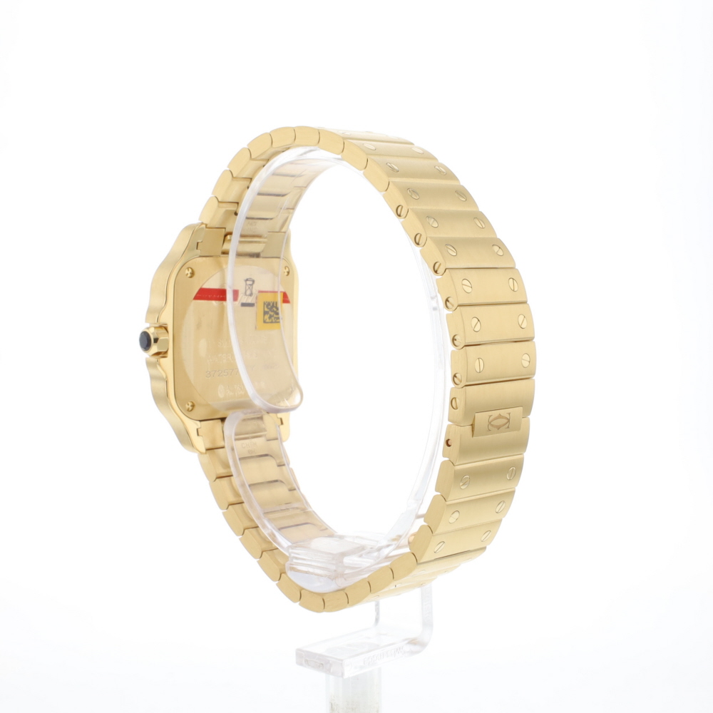 Santos Small Yellow Gold Silver Dial NEW '26