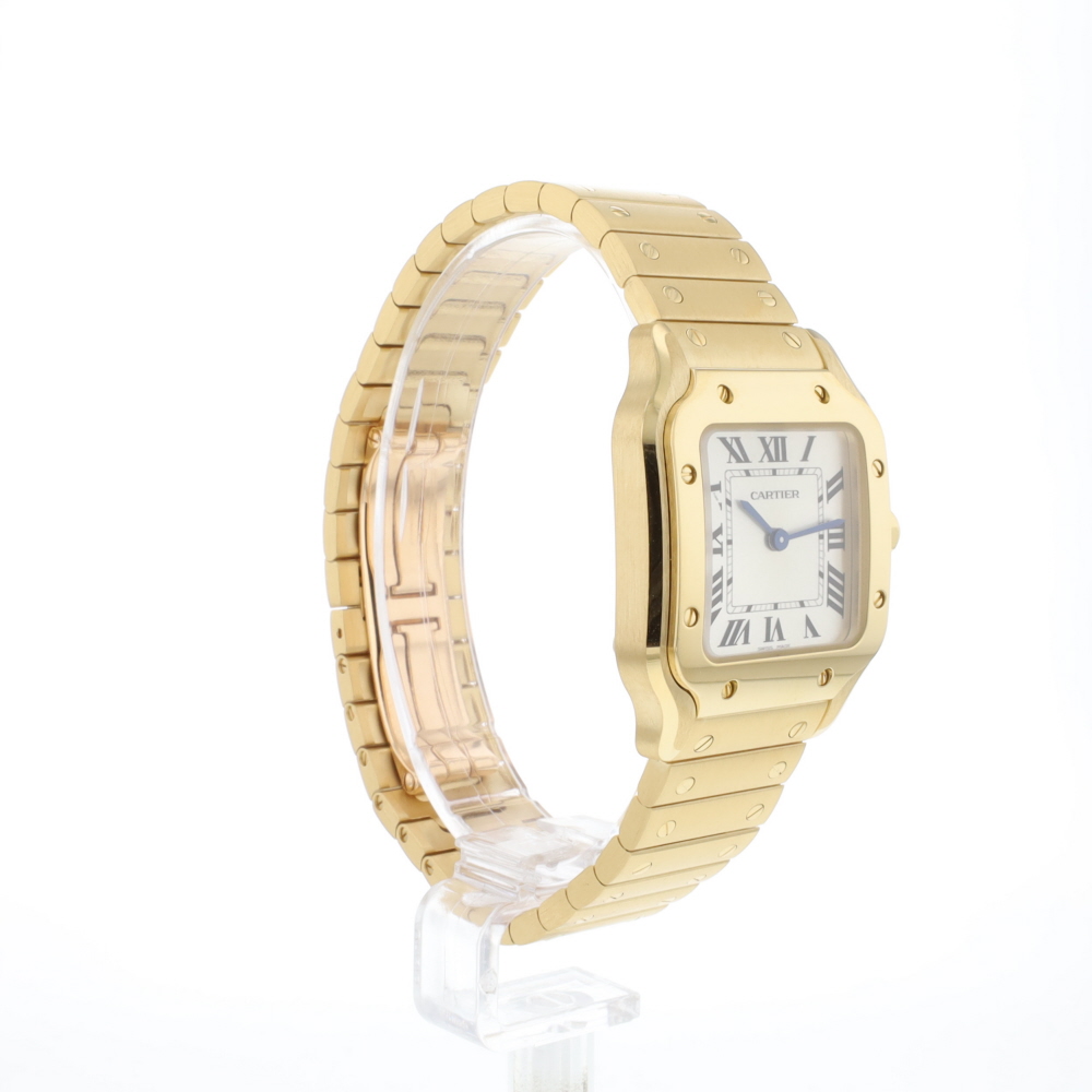 Santos Small Yellow Gold Silver Dial NEW '26