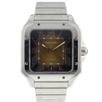 Santos Large Model Brown Dial