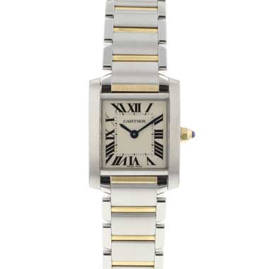 Cartier - Tank Francaise PM Steel Gold
