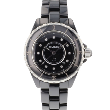 Chanel - J12 Black Ceramic 33 Diamond Dial