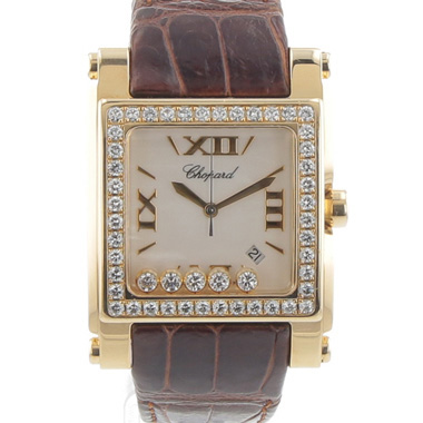 Chopard - Happy Sport Square XL Yellow Gold/Diamonds