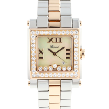 Chopard - Happy Sport Steel Rose Gold Diamonds MoP Dial