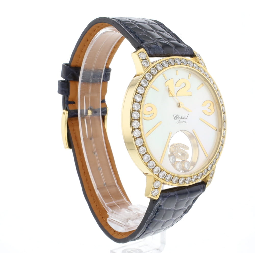 Happy Diamonds Happy Time Yellow Gold MoP Dial