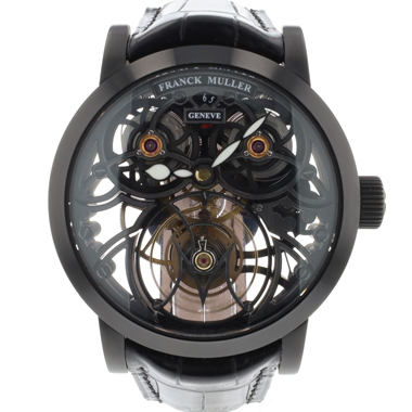 Franck Muller - Giga Tourbillon PVD Steel Skeleton Four Barrels NEW