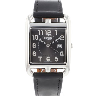 Hermes - Cape Cod Steel Black Dial