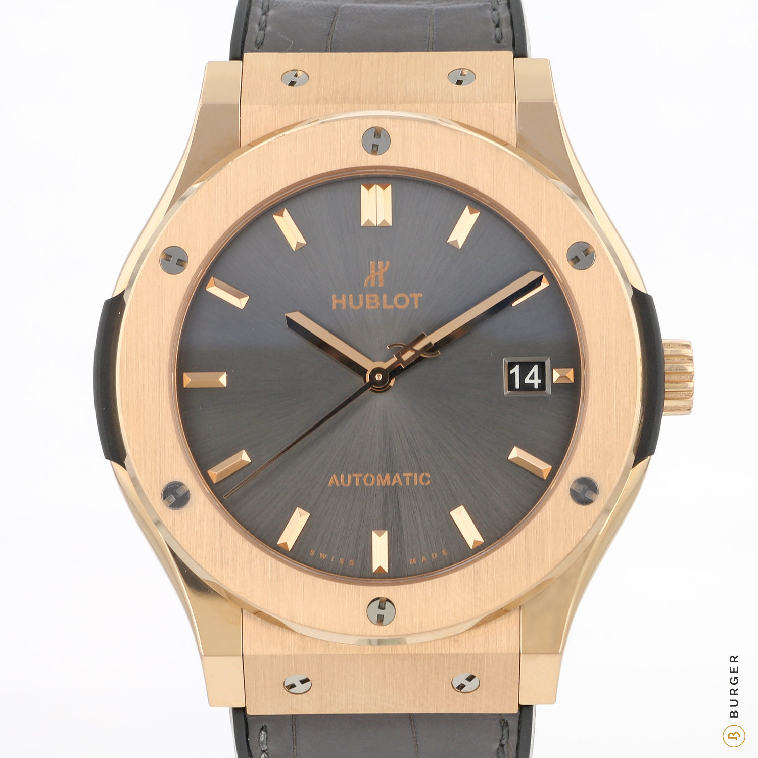 Classic Fusion Gray King Rose Gold 45 MM - Hublot - Verkochte horloges -  Juwelier Burger