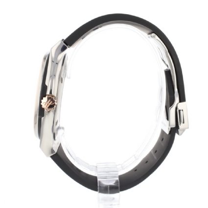 Classic Fusion 45MM Steel Rose Gold Black Dial