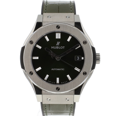 Hublot - Classic Fusion 38 Titanium Green Dial NEW '26