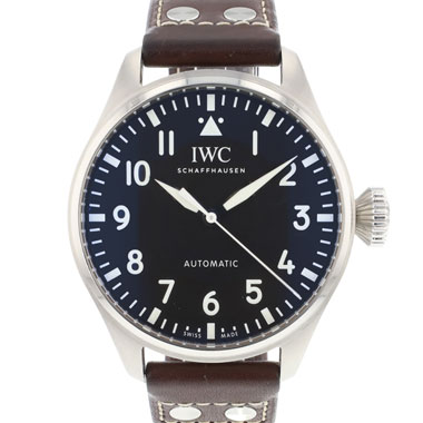 IWC - Big Pilot's Watch 43 Black Dial Steel IWC Bracelet