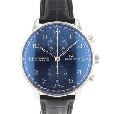 IWC - Portugieser Chronograph Steel Blue Dial