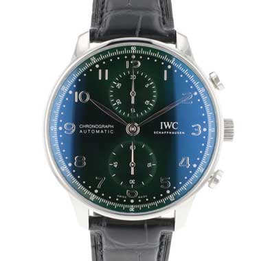 IWC - Portugieser Chronograph Green Dial Like New
