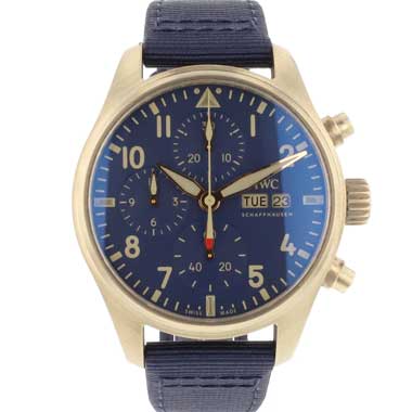 IWC - Pilot's Watch Chronograph 41 Bronze Blue Dial