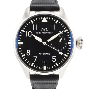 IWC - Big Pilot 46MM 7-Days Steel Black Dial