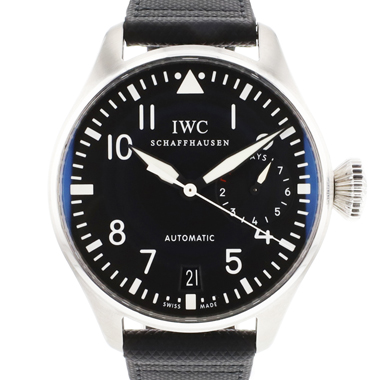 IWC - Big Pilot 46MM 7-Days Steel Black Dial