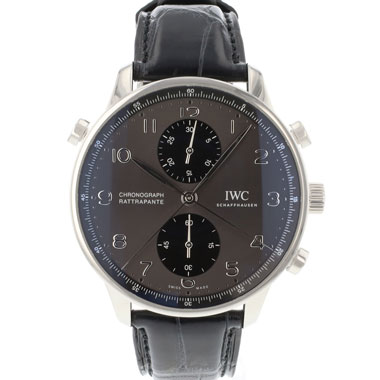 IWC - Portugieser Chronograph Rattrapante Grey Dial 'Rue de la Paix Special Edition'