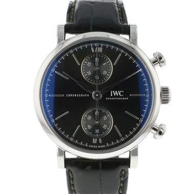 IWC - Portofino Chronograph Steel Green Dial