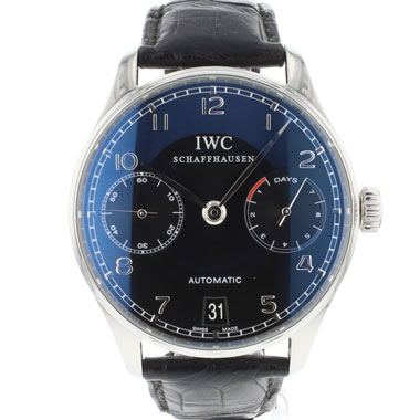 IWC - Portugieser 7-Days Black Dial