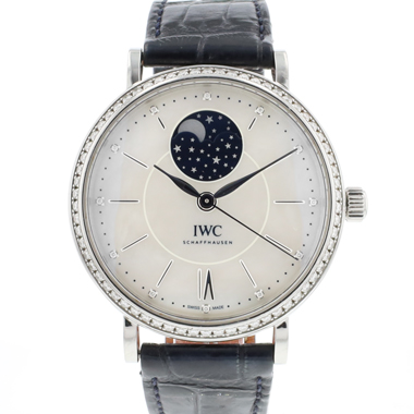 IWC - Portofino Automatic Moonphase Factory Diamonds MoP Dial