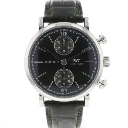 Portofino Chronograph Steel Green Dial