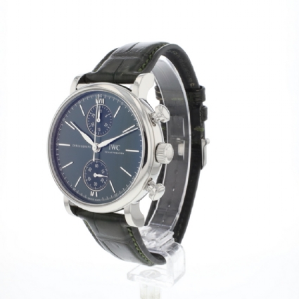 Portofino Chronograph Steel Green Dial
