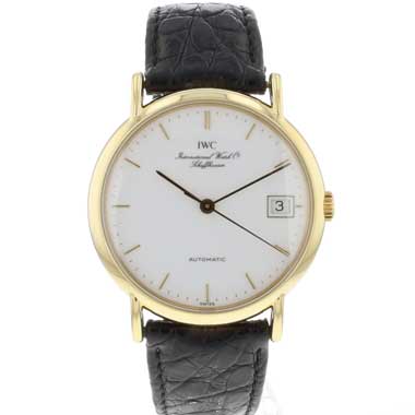 IWC - Portofino 34 White Dial Yellow Gold