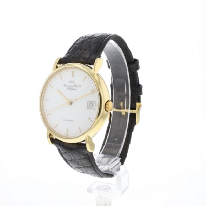 Portofino 34 White Dial Yellow Gold