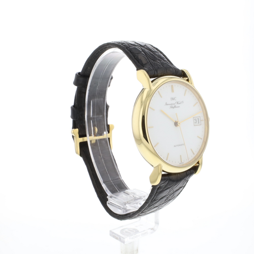 Portofino 34 White Dial Yellow Gold