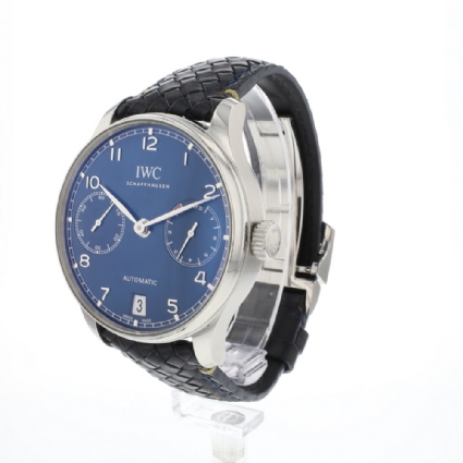 Portugieser 7-Days Steel Blue Dial