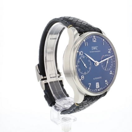 Portugieser 7-Days Steel Blue Dial